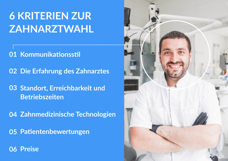 6 Kriterien zur Zahnarztwahl