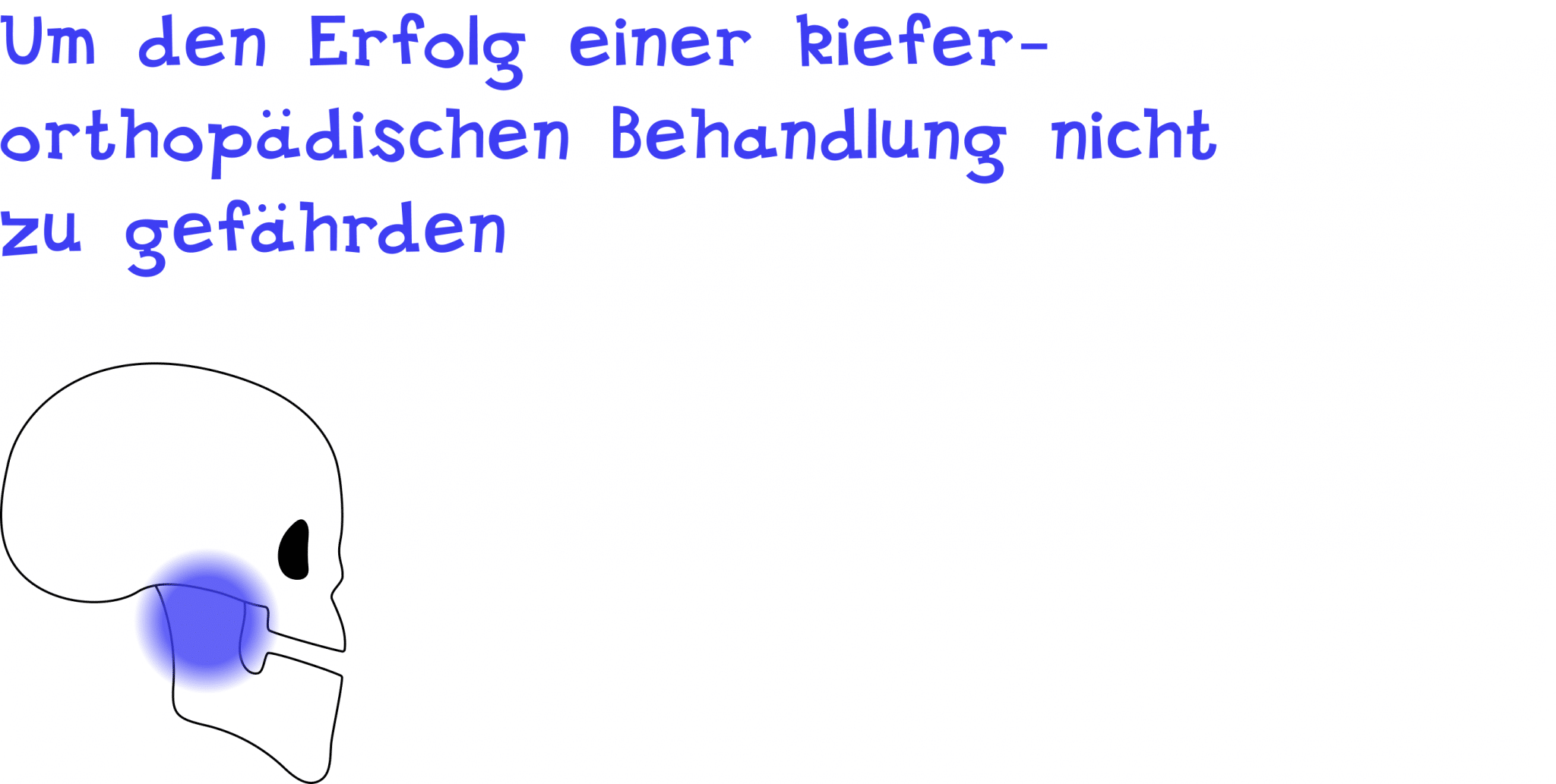 Um den Erfolg einer kiefer-orthopädischen Behandlung nicht zu gefährden