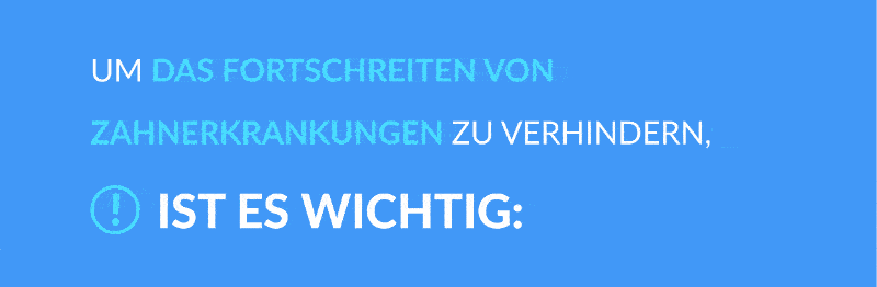 Loch im Zahn -wichtig