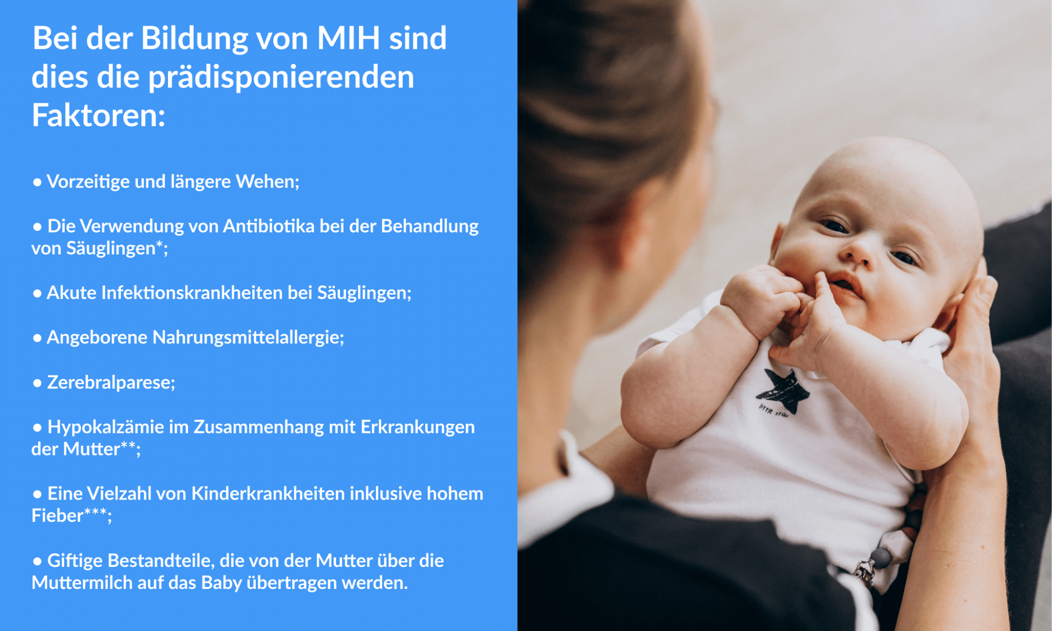 MIH prädisponierenden Faktoren