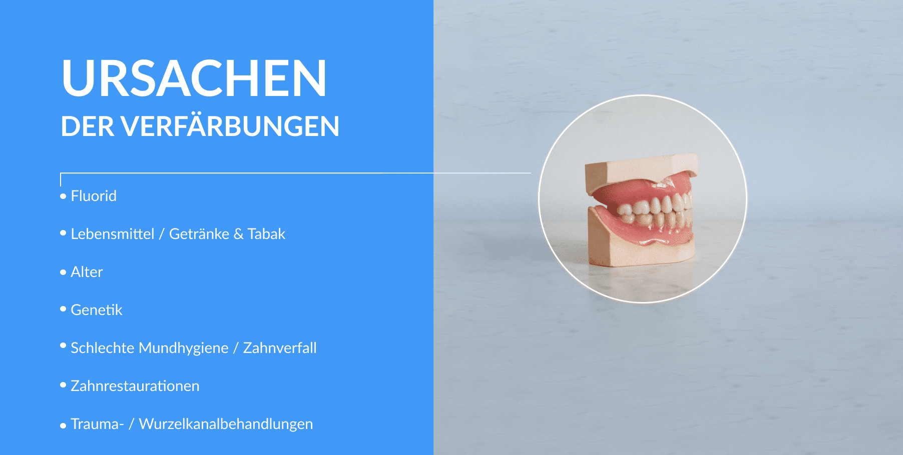 Ursachen der Verfärbungen