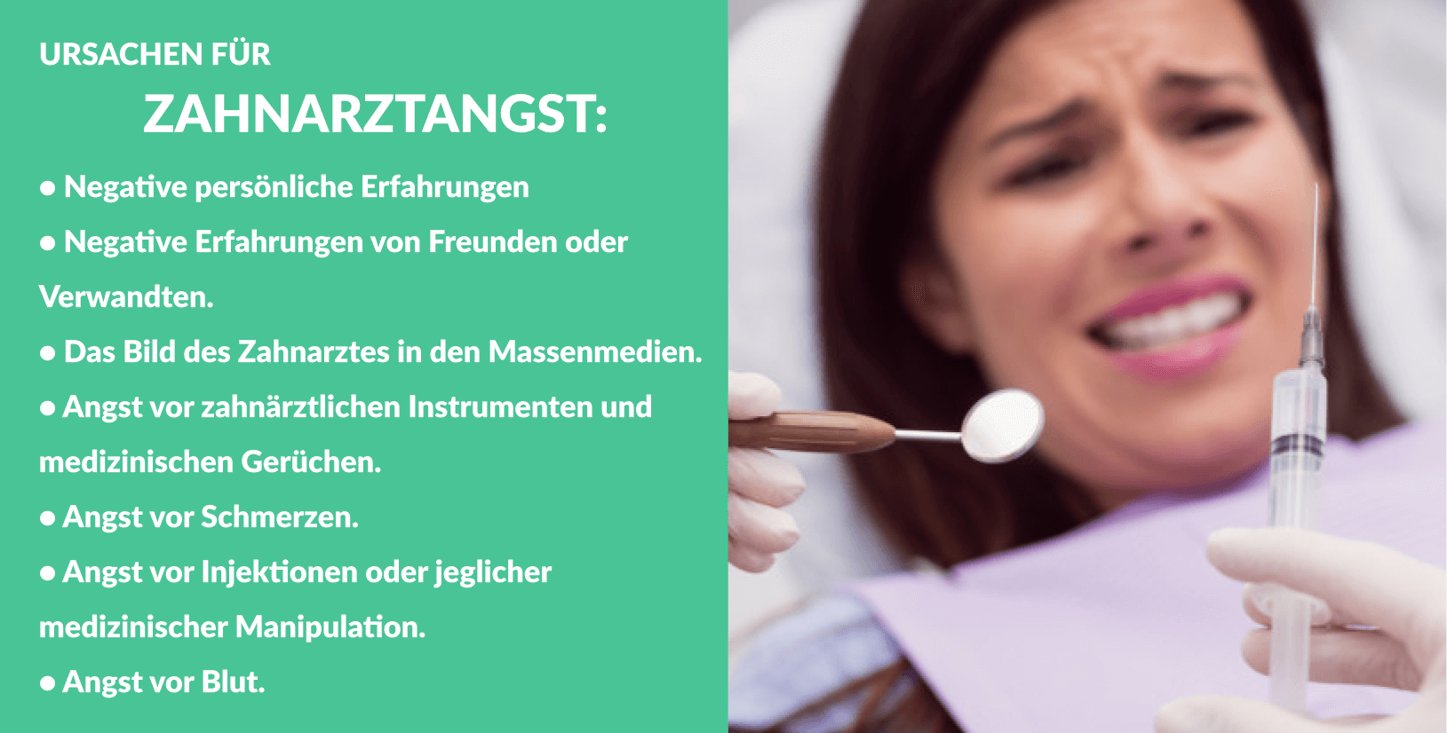 Ursachen für Zahnarztangst